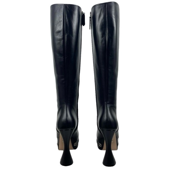 GUCCI ⭐️BNWT⭐️ “Charlotte" Studded Knee-High Platform Boots - Picture 4 of 15